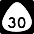 Route 30 marker