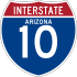 Interstate 10 marker