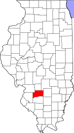 State map highlighting Clinton County