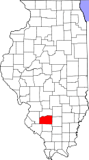 State map highlighting Washington County