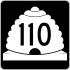 State Route 110 marker