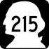 State Route 215 marker