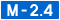 M-2.4 highway shield}}